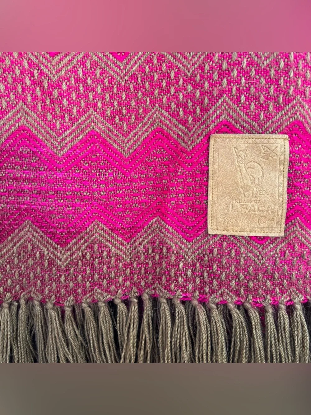 Ruashka Alpaca Throw Blanket
